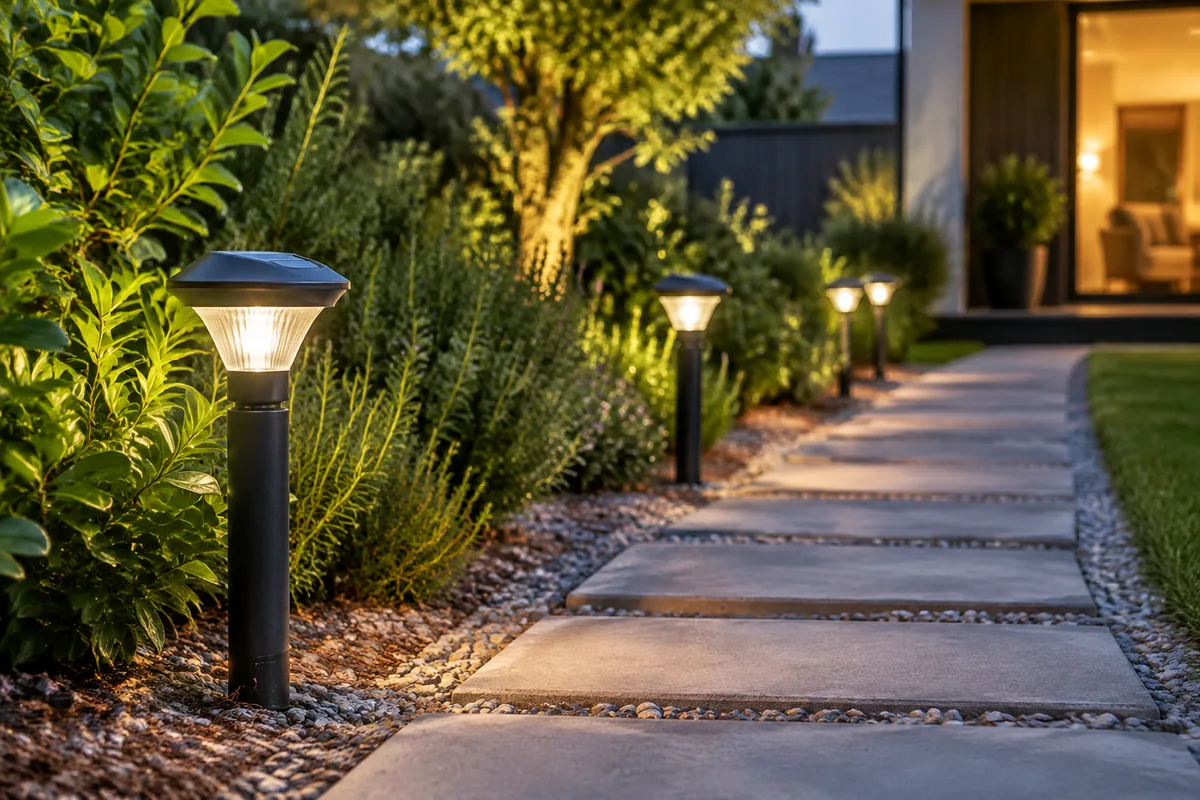 Comment choisir un éclairage extérieur solaire pour une allée de jardin
