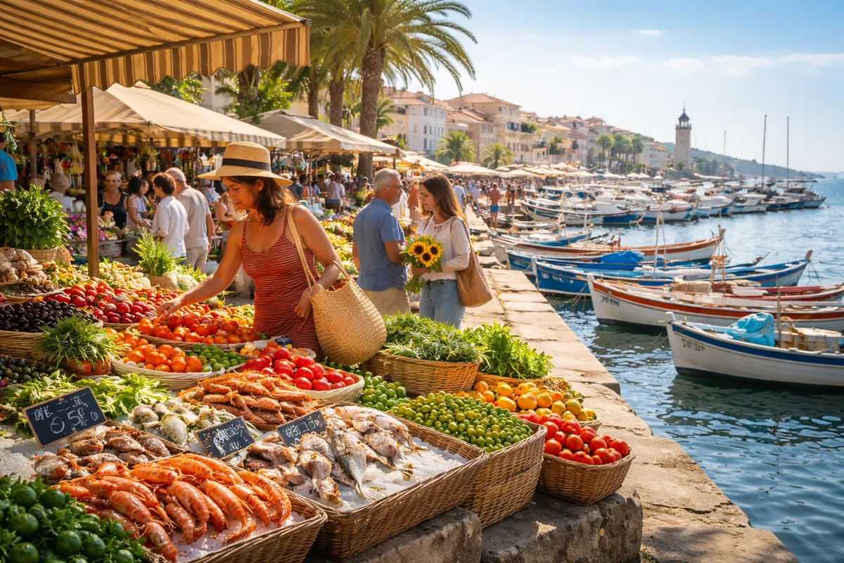 Les plaisirs de la découverte des marchés côtiers