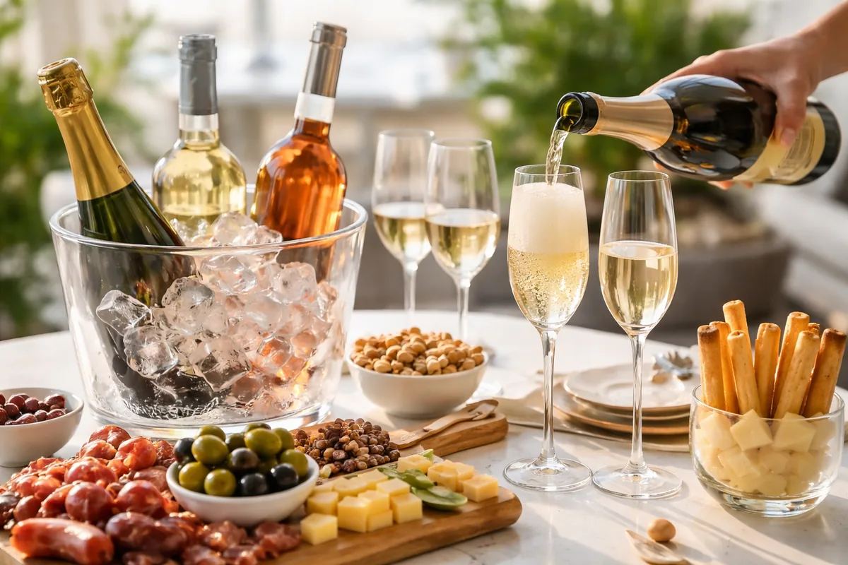 Comment bien recevoir et servir le vin et le champagne à l'apéritif